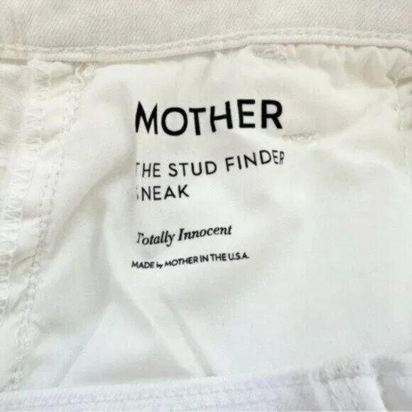 NWT Mother Superior The Stud Finder Sneak Totally Innocent Utility Jeans Size 27 - Picture 12 of 12